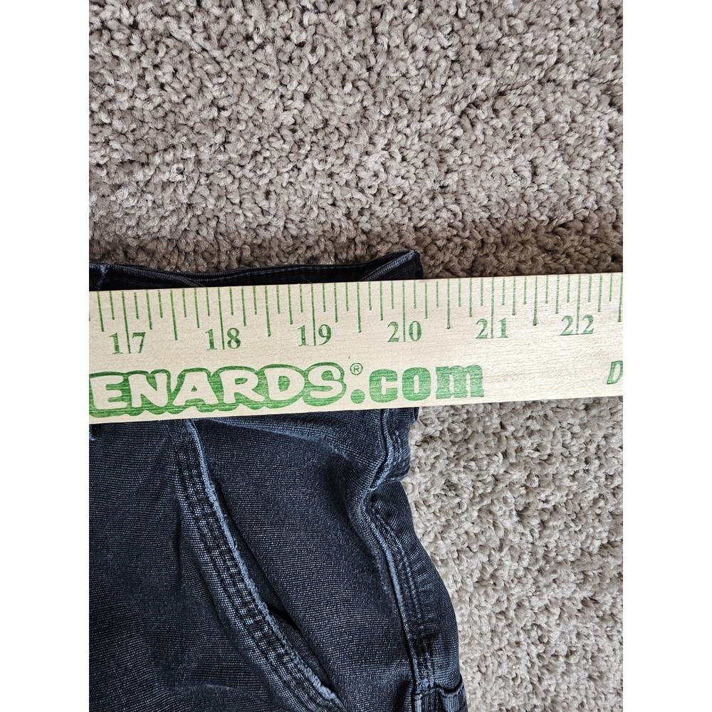 Duluth Trading Co Flex Fire Hose Black Cargo Canvas Pants Men's 42x32 (41x30) - Picture 8 of 16